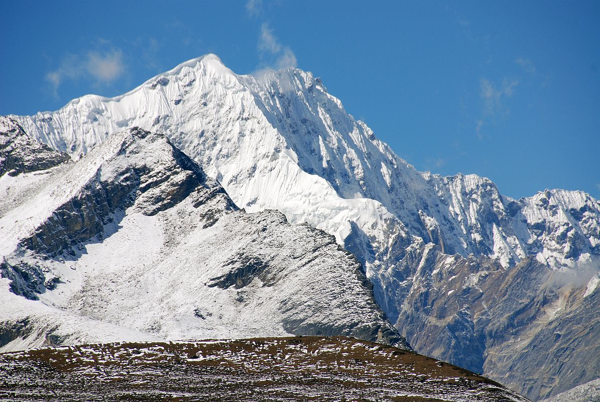 09 Pemthang Karpo Ri From Taro Tso Pemthang Karpo Ri (6830m, also called Dome Blanc) from Tara Tso.